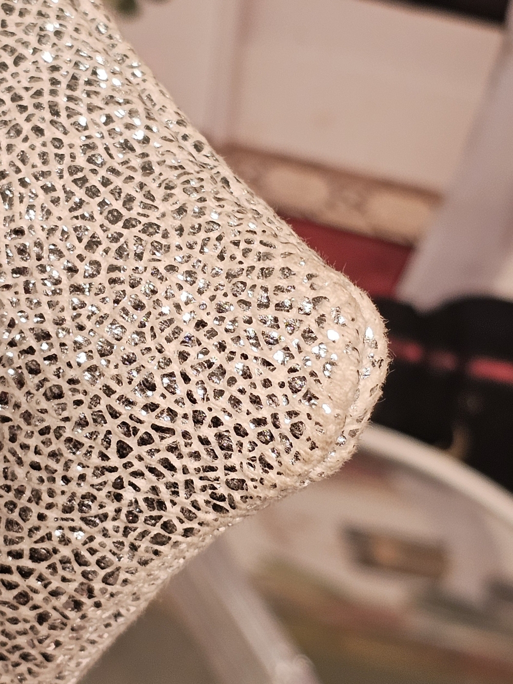 Coach Silver Glitter Wristlet Clutch - Picture 4 of 14